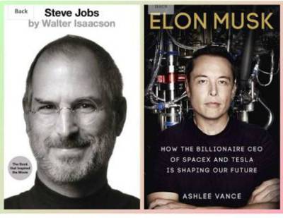 Combo Of 2 (Steve Jobs + Elon Musk) Book In English