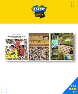 NCERT SST Social Science Combo Set For Class 6th English Medium Including History, Civics, Geography Paperback, Ncert|New Latest Edition For 2025-2026(Paperback, ncert)