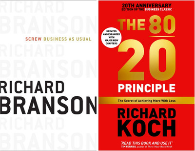 Combo Of 2 Books : Screw Business As Usual + The 80/20 Principle - Combo Of 2 Books Set(Combo Set, Richard Branson and Richard Koch) Combo Of 2 Books : Screw Business As Usual + The 80/20 Principle - Combo Of 2 Books Set(Combo Set, Richard Branson and Richard Koch)