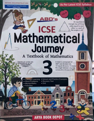 Abds Icse Mathematical Journey Class - 3(Paperback, T)