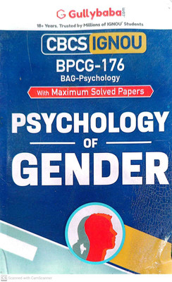 IGNOU BAG. Help Guide (BPCG-176, Psychology Of Gender)(PAPER BINDING, GPH)