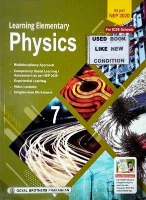 Learning Elementary Physics-7.for Icse Schools (Old Book)(Paperback, V. K. Sally)
