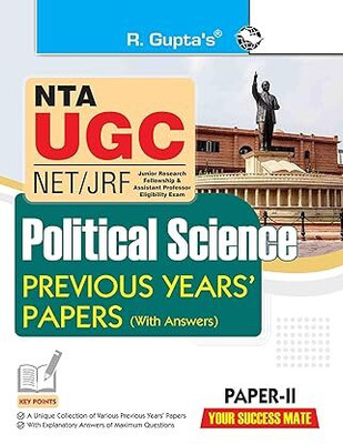 NTA-UGC-NET/JRF: Political Science (Paper-II) Previous Years’ Papers (With Answers) Paperback – 28 October 2024(Paperback, RPH Editorial Board)