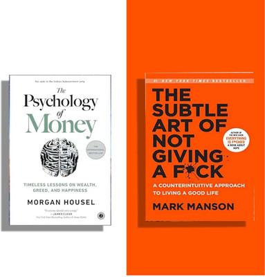 As Books Combo ( The Psychology Of Money + The Subtle Art Of Not Giving F** ) English(Paperback, Housel Morgan, Manson Mark)