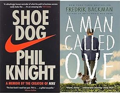 Shoe Dog: A Memoir By The Creator Of NIKE+A Man Called Ove: The Life-Affirming Bestseller That Will Brighten Your Day(Set Of 2 Books)(Paperback h, Combo) Shoe Dog: A Memoir By The Creator Of NIKE+A Man Called Ove: The Life-Affirming Bestseller That Will Brighten Your Day(Set Of 2 Books)(Paperback h, Combo)