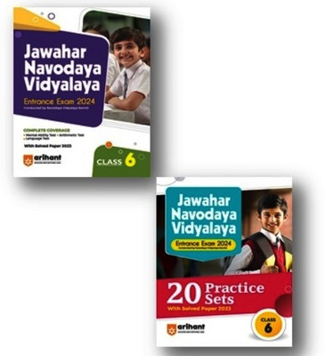 Jawahar Navodaya Vidyalaya Class 6 Guide & 20 Practice Sets (2-Books SET )For Exam 2024, INCLUDING 8-Year (2023-2017)Solved Paper(Paperback, ARIHANT EXPEART TEAM)