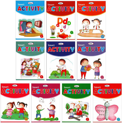 Smart Activity Pocket Books For Kids Pack Of-10(Paperback, Esha)