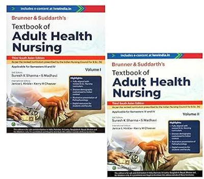 Brunner And Suddarths Textbook Of Adult Health Nursinge 2 Vol Set 3ed (Sae) (Pb 2025)(Paperback, Sharma S.K.)