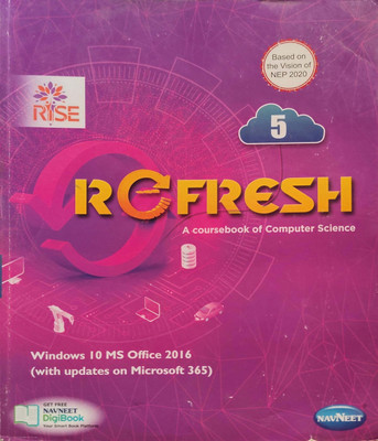 Refresh A Course Book Of Computer Science Class 5(Pepper back, Shweta)