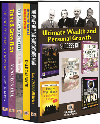 Ultimate Wealth And Personal Growth Success Kit World Greatest Pack To Grow Your Life (Set Of 5 Books) Joseph Murphy; Dale Carnegie; Napoleon Hill And George Samuel Clason(Paperback, Dr. Joseph Murphy, Dale Carnegie, George Samuel Clason, Napoleon Hill)