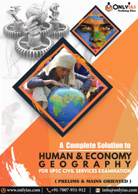 Only IAS Human Geography General Studies Printed Notes English Medium Photocopy 2023(Paperback, Only IAS)
