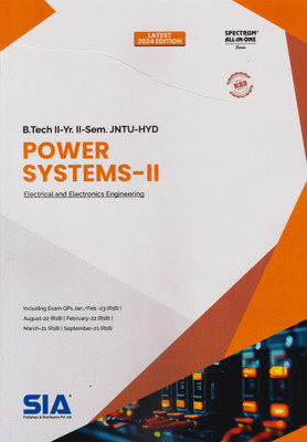 Power System-II (EEE) B.Tech II-Year II-Sem (R22) Latest 2024 Edition JNTU-HYD(Paperback, SIA Team Of Experts)