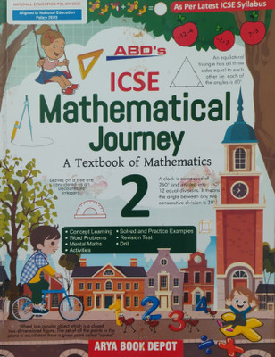 Icse Mathematics Journey A Textbook Of Mathmatics Class 2(Paperback, C.S. Mishra)