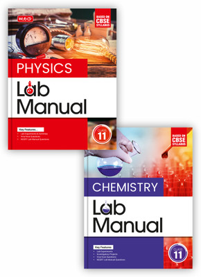 MTG Lab Manual Class 11 Physics & Chemistry (Set Of 2 Books) | Based On CBSE Syllabus | Lab Experiments, Viva-Voce Question & NCERT Lab Manual Question(Paperback, MTG Editorial Board)