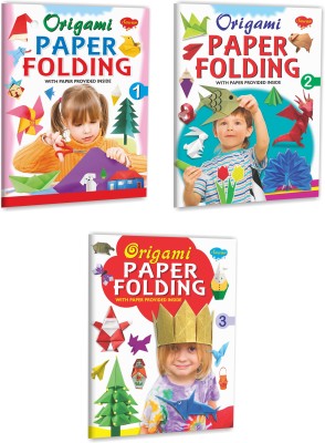 Gift For Kids 8 Years Girl | Pack Of 3 Origami Paper Folding Books(Paperback, Sawan)