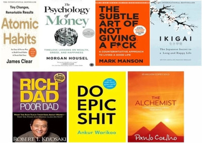 Combo Set , Silent Patient, The Subtle, The Everything Is F*cked The Psychology Of Money Combo Set Of 4 Books(Paperback, Self help)