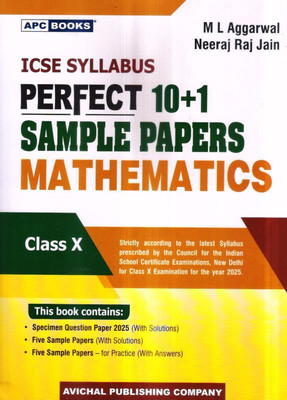 Icse Perfect 10 + 1 Sample Papers Mathematics - Class 10 (New Icse Syllabus)(Paperback, M L AGGARWAL)
