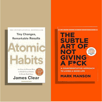Combo: ( Atomic Habit + The Subtle Art Of Not Giving A F** ) Bestseller 2 Books Ser(Paperback, James Clearr, Manson Mark)