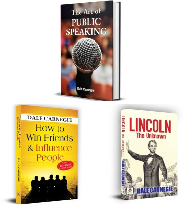 Lincoln : The Unknown + The Art Of Public Speaking + How To Win Friends And Influence People | Set Of 3 Books In English(Paperback, Dale Carnegie)