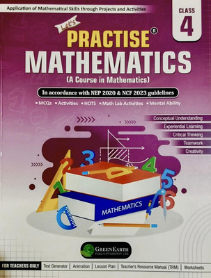 Let's Practise Mathematics Class 4 – Revised Edition | Based On NEP 2020 & NCF 2022 | Trusted By Schools & Teachers | Math Lab & Activity Based Learning Book(Paperback, Rachna Mehta, Dr. Rajesh Kumar Thakur) Let's Practise Mathematics Class 4 – Revised Edition | Based On NEP 2020 & NCF 2022 | Trusted By Schools & Teachers | Math Lab & Activity Based Learning Book(Paperback, Rachna Mehta, Dr. Rajesh Kumar Thakur)