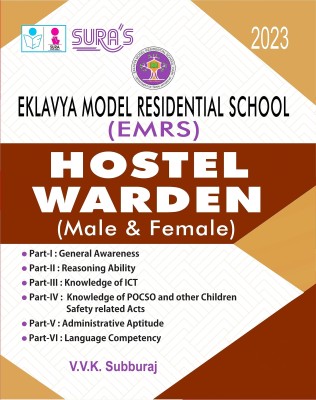 SURA`S Eklavya Model Residential School (EMRS) Hostel Warden(Male And Female) Exam Book Guide - English Medium 2023(Paperback, V.V.K SUBBURAJ)