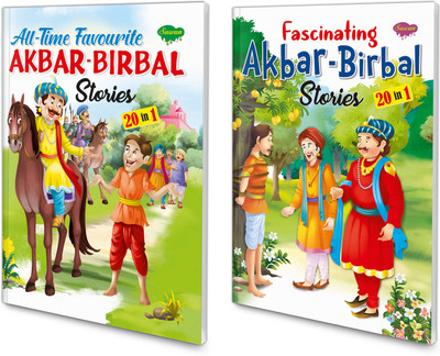 Pack Of 2 Story Books Of Akbar-Birbal Stories (20 In 1 Series) | Intersting Story Books For Childrens In English(Paperback, Manoj Publications Editorial Board)