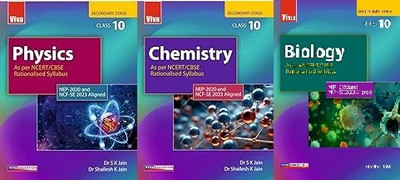 Viva Physics,Biology,Chemistry For Class 10 (3 Books Combo)(Paperback, viva)