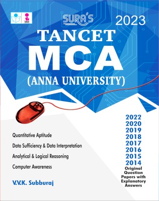 SURA'S TANCET MCA Anna University Entrance Exam Book Guide - Latest Edition 2023(Paperback, V.V.K SUBBURAJ)