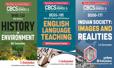 BHIE-143 History Of Environment BEGS-185 English Language Teaching BSOG-171 Indian Society: Images And Realities(Paperback, GPHExpert)