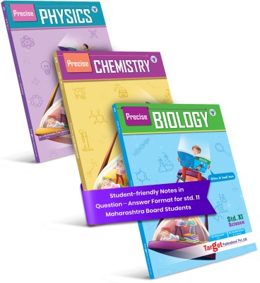 Std 11th Precise PCB Books (Physics, Chemistry & Biology) Notes Combo, Science (Maharashtra Board)(Paperback, Content Team at Target Publications)