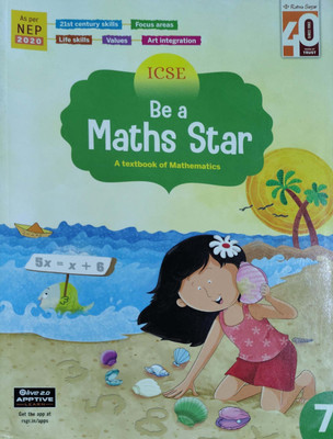 ICSE Be A Maths Star A Textbook Of Mathematics Class 7(Pepper back, Monica Capoor)