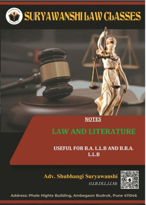 Law And Literature(Perfect Binding, Adv. Shubhangi Suryawanshi)