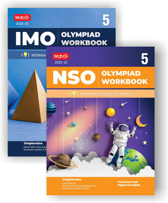 Class 5: Olympiad Workbook Combo For NSO-IMO (Set Of 2 Books)(Paperback, MTG Editorial Board)