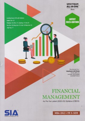 Financial Management MBA I-Year II-Sem (O.U) As Per The Latest (2022-23) Syllabus (CBCS) Latest 2023 Edition(Paperback, SIA Publishers & Distributors Pvt Ltd)