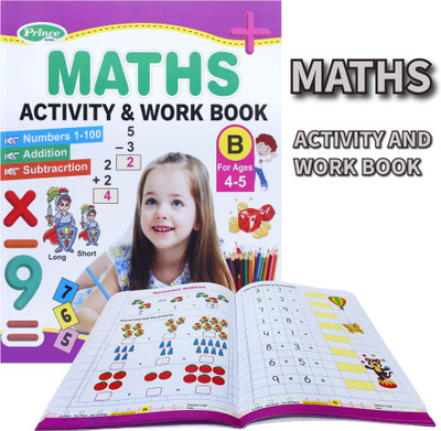 AP SINHA Maths Activity And Workbook For Kids | Numbers 1 To 100 | Learn Addition, Subtraction, Place Value, Number Names & More | 80 Pages(Paper, AP SINHA)