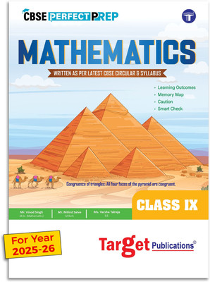 CBSE Class 9 Maths Guide-Notes Book | NCERT Class 9 Maths Book 2025-26 | Written As Per Latest CBSE Circular & Syllabus(Paperback, Target Learning Ventures)