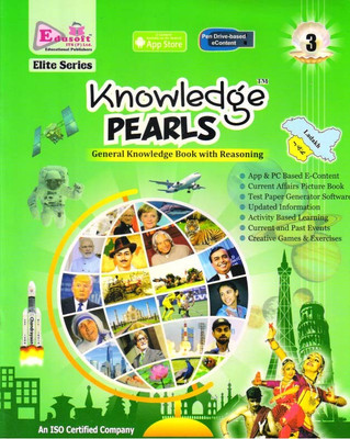 Knowledge PEARLS General Knowledge Book With Reasoning For Class - 3(Paperback, GAGAN AGARWAL)
