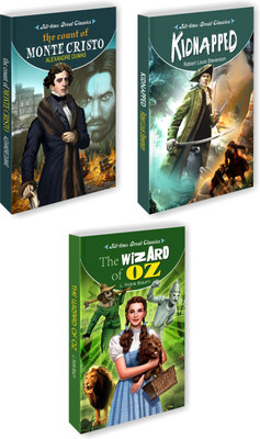 The Count Of Monte Cristo, Kidnapped, The Wizard Of OZ | Set Of 3 All Time Great Classics By Sawan(Paperback, Manoj Publications Editorial Board)