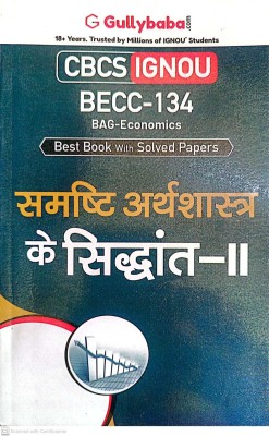 IGNOU BAG. Help Guide (BECC-134, HINDI)(PAPER BINDING, Hindi, GPH)