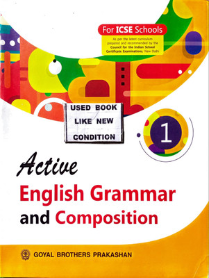 Active English Grammar And Composition-1 For Icse School (Old Book)(Paperback, S. K. Gupta)