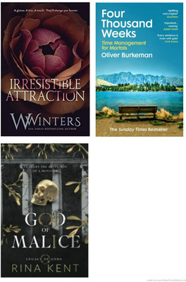 Irresistable Attraction, Four Thousand Weeks, God Of Malice(Paperback)(Paperback, Multi)