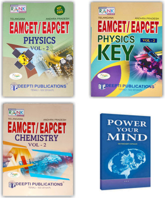EAMCET / EAPCET Physics Vol - 2, Chemistry Vol -2 Preparation Guide For Intermediate 2nd Year Latest Edition [ ENGLISH MEDIUM ](Paperback, DEEPTHI PUBLICATIONS)