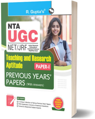 NTA-UGC-NET/JRF: (Paper-I) Previous Years' Papers (Solved) (English, Paperback, Rph Editorial Board)(Paperback, RPH Editorial Board)