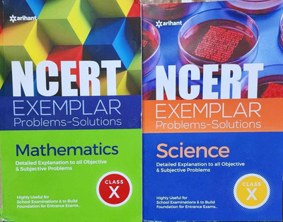 NCERT EXEMPLAR PROBLEMS-SOLUTIONS SCIENCE AND MATHEMATICES CLASS 10 ( Set Of 2 Book ) (Paperback, ARIHANT) NEW EDITION(Paperback, experts compilition)