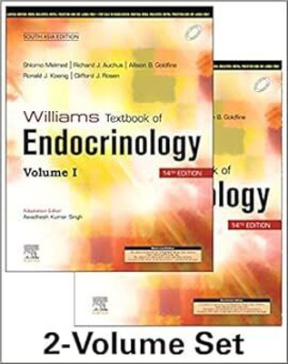 Williams Textbook Of Endocrinology, 14 Edition: South Asia Edition, 2 Vol SET(Hardcover, Melmed Shlomo M.D.)