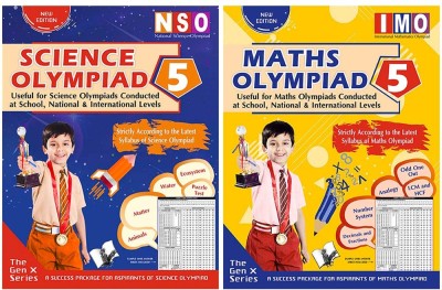 V&S Publishers Dual Pack IMO-NSO (Mathematics & Science) Olympiad Guidebooks Combo Class - 5 (Set Of 2 Books)(Paperback, V&S Publisher)