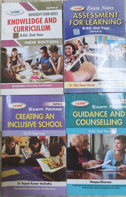 Knowledge And Curriculum Assessment For Learning Creating An Inclusive School With Guidance And Counselling KU B.ed 2nd Year Exam Notes(Paperpack, Dr. Rajesh Kumar Vashishth)
