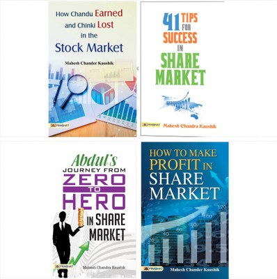 Share Market Success Secrets (Set Of 4 Books) Pb (How Chandu Earned And Chinki Lost In The Stock Market+41 Tips For Success In Share Market+how To Make Profit In Share Market +abdul’s Journey From Zero To Hero In The Share Market)(Paperback, MAHESH CHANDRA KAUSHIK)