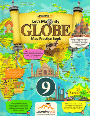 LEARNING HILL, Let's Magnify GLOBE FOR Class - 9 (Map Practice Book)(Paperback, Dr. Pramod Mahajan)