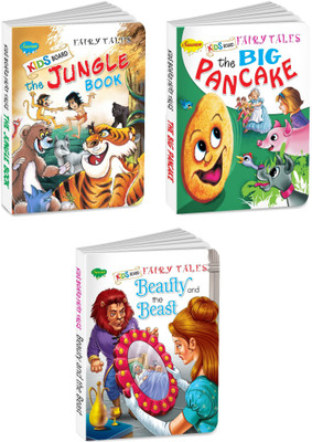 My First Set Of 3 Fairy Tales Board Books | The Jungle Book, The Big Pancake And Beauty And The Beast(Hardcover, Manoj)